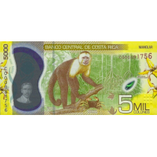 (684) ** PN282 Costa Rica 5000 Colones Year 2020